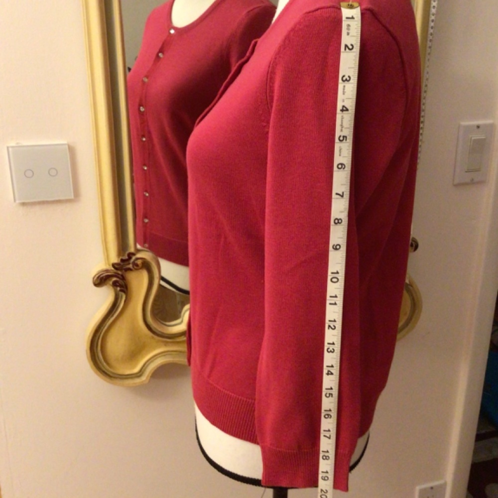 Knitted red sweater, NWOT - Picture 11 of 14